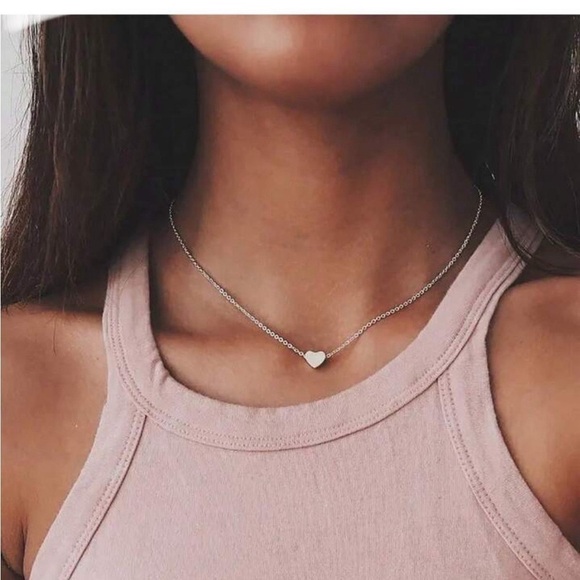 Heart Pendant Stainless Steel Necklace - Picture 1 of 5